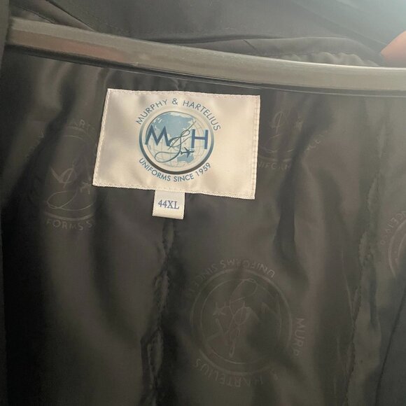 M&H All Weather Trench Coat 44XL Black NWT with 3M Thinsulate - Picture 4 of 5